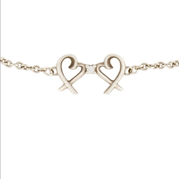 Tiffany & Co Double Loving Heart Bracelet -Diamond - Picture 3 of 4